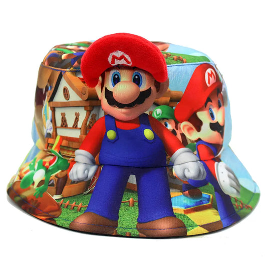 Kids' Mario Bucket Hat - Level Up in Style!