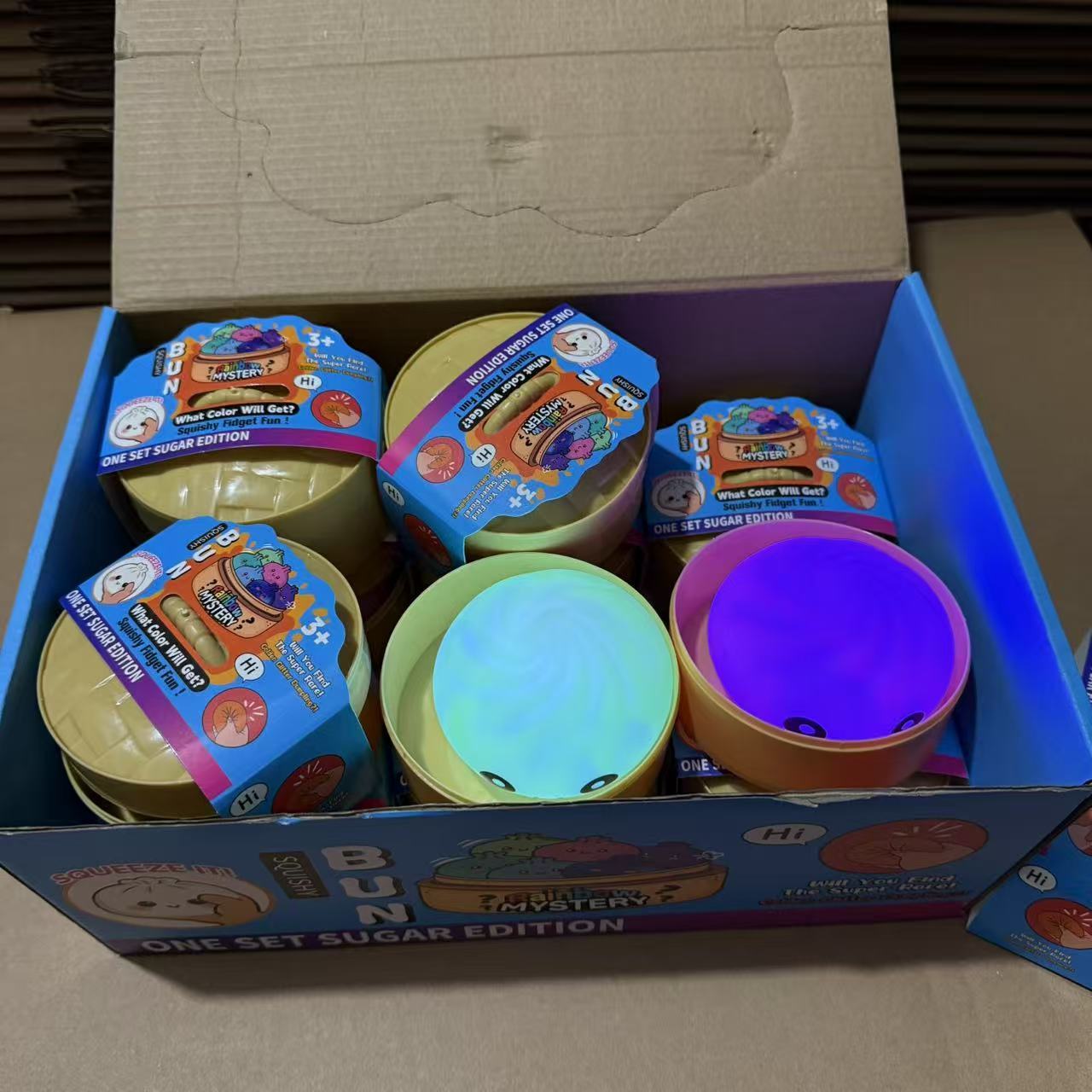Squeezy Bun Mystery – One Set Sugar Edition (12-Pack)