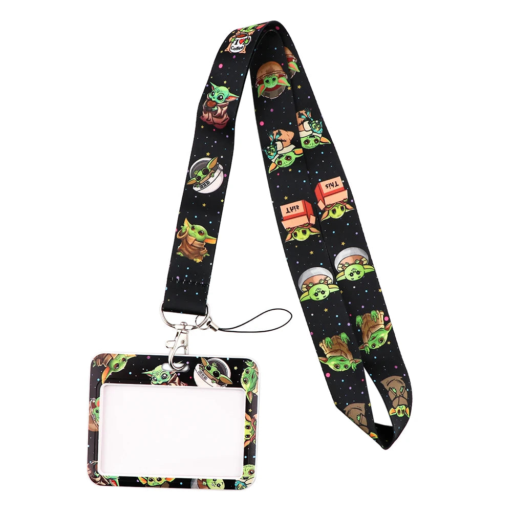 99 Styles Mickey Mouse Lanyard Pooh Bear Toy Story ID Card Holder Badge Holder Princess Neck Strap Cartoon Keychain Lariat Gift