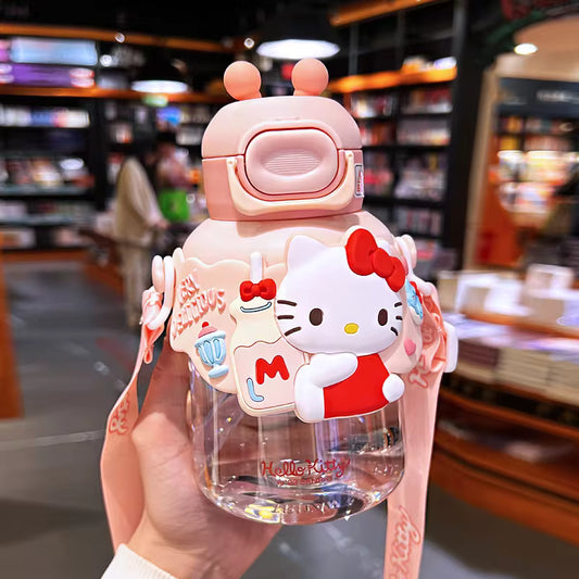 💖 Hello Kitty Pink Bow Water Bottle – Collector’s Edition