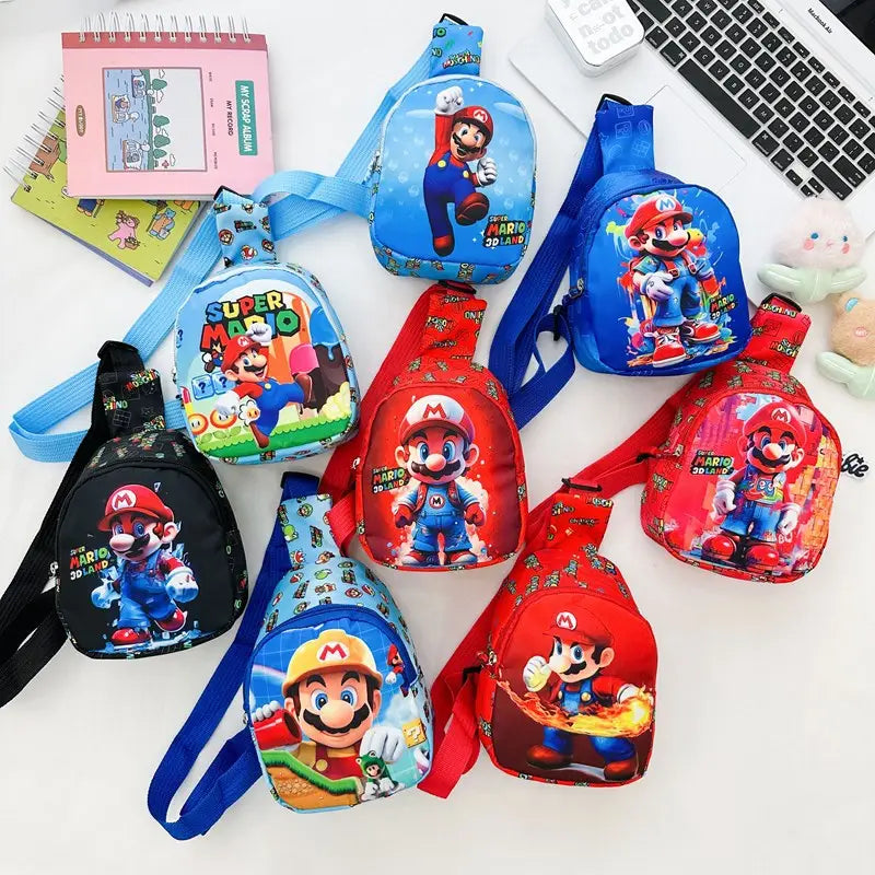 Level Up Your Kid's Style with the Super Mario Crossbody Bag!