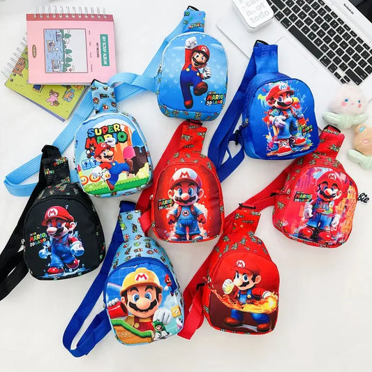 Level Up Your Kid's Style with the Super Mario Crossbody Bag!