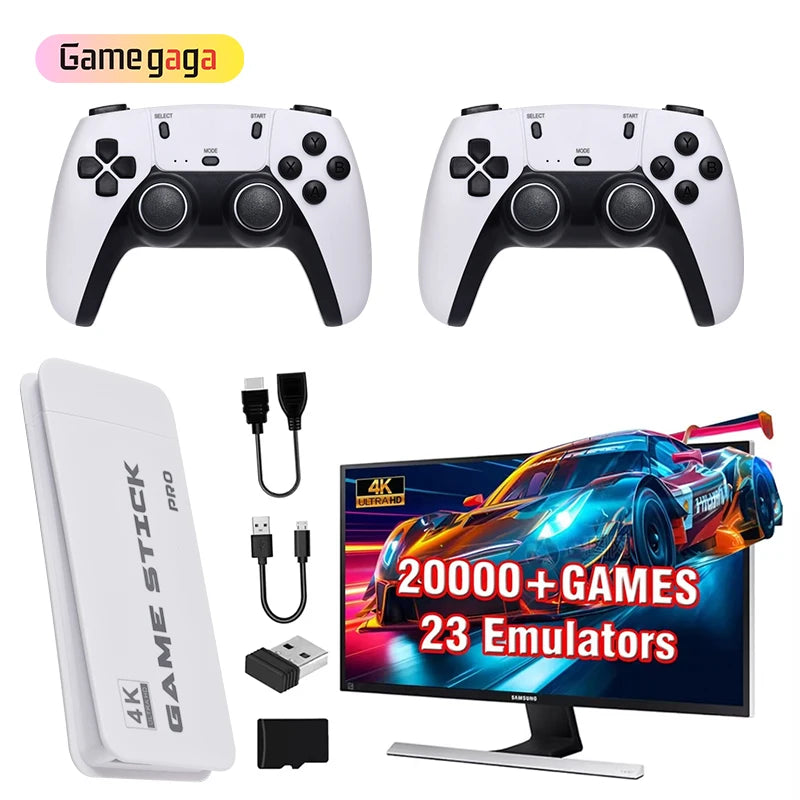 M15 Game Stick 4K Gaming Stations 64GB Retro 20000 Games