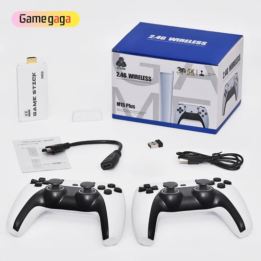 M15 Game Stick 4K Gaming Stations 64GB Retro 20000 Games