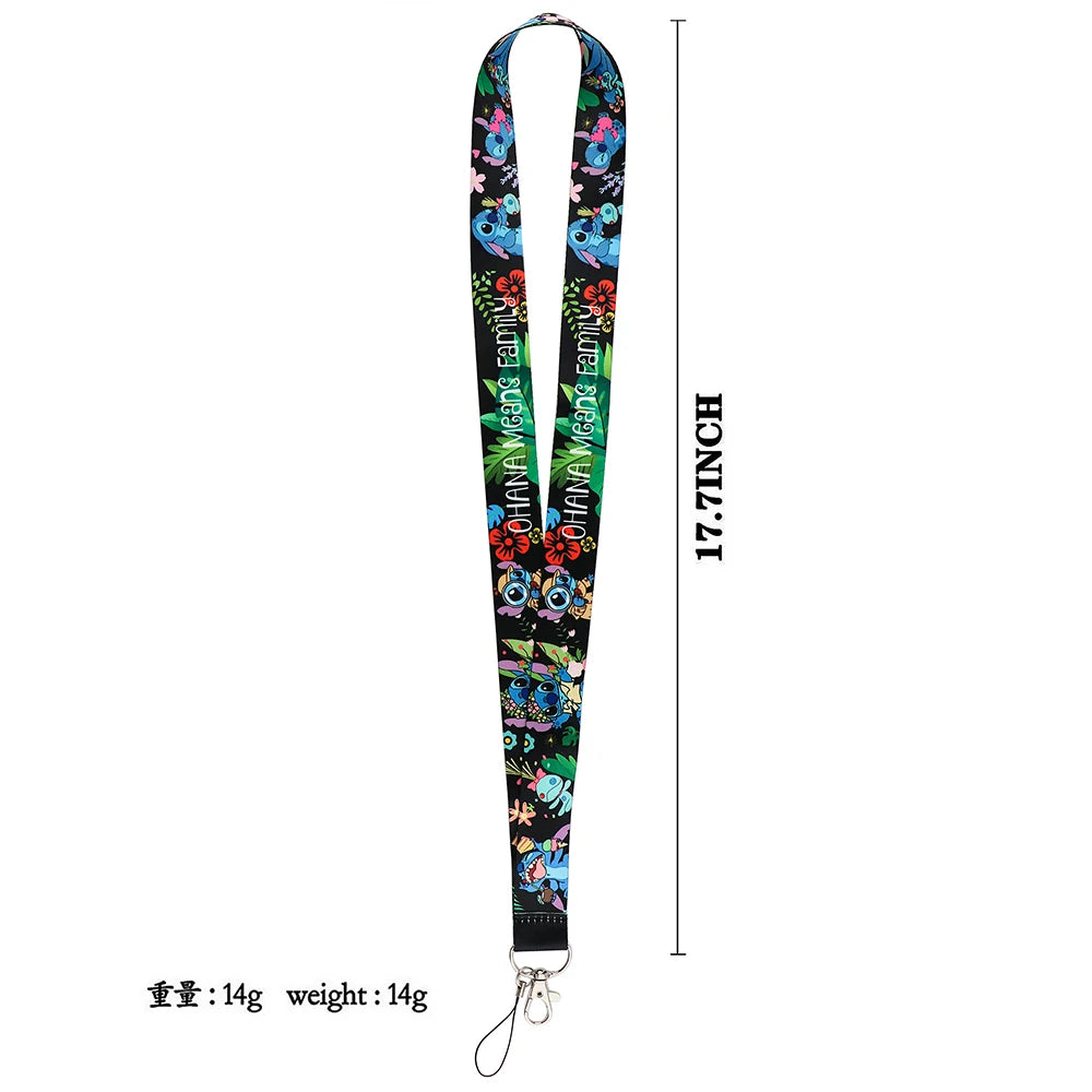 Stitch Lanyard ID Card Badge Holder