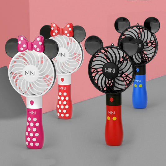 Introducing the Portable Mickey or Minnie Rechargeable fan