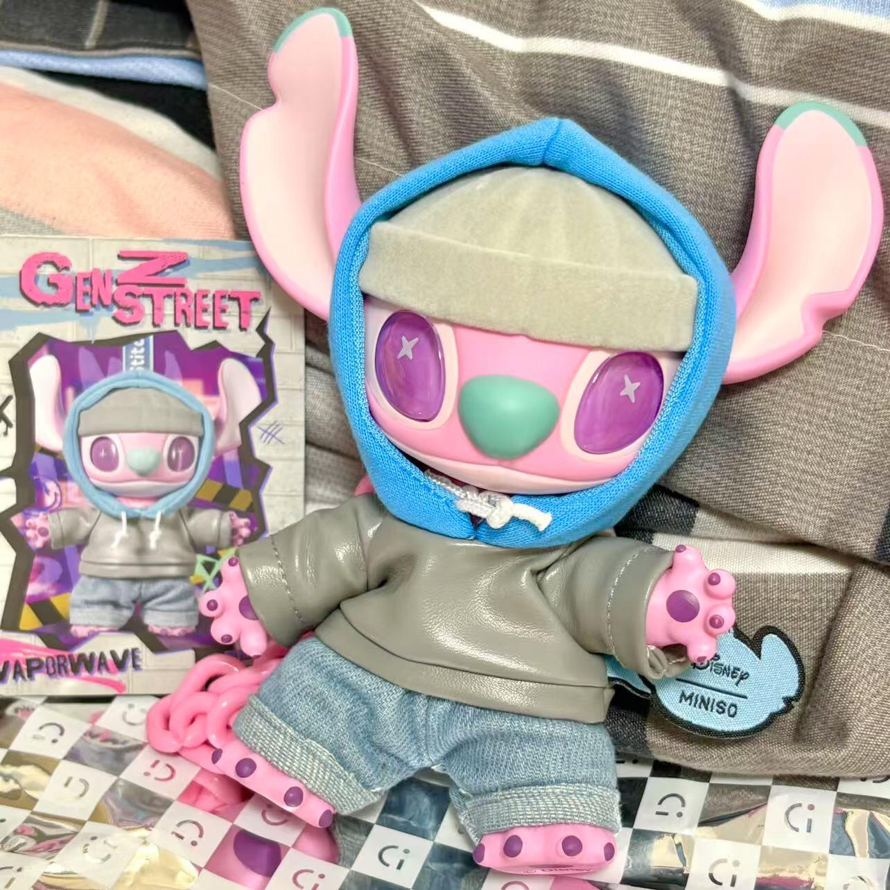 🧬 GenZ Street Box Pendant – Miniso x Stitch Urban Collab