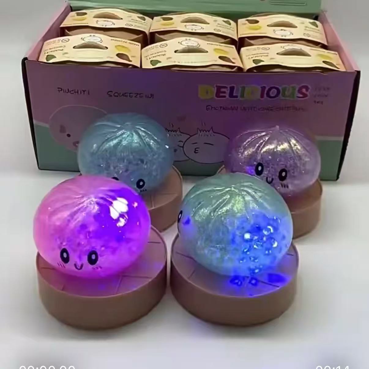 Squeezy Bun Mystery – One Set Sugar Edition (12-Pack)