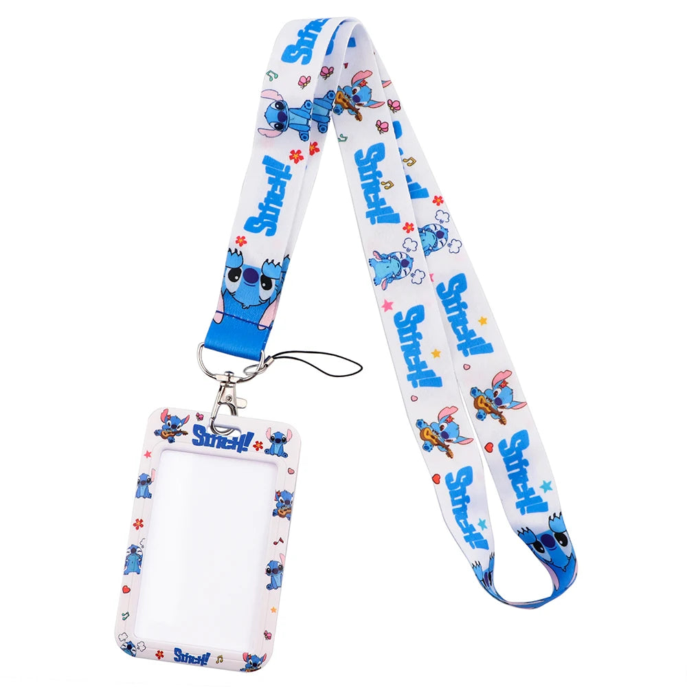 99 Styles Mickey Mouse Lanyard Pooh Bear Toy Story ID Card Holder Badge Holder Princess Neck Strap Cartoon Keychain Lariat Gift