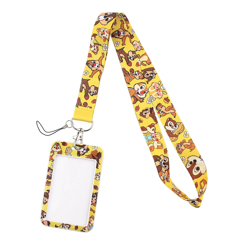 Dineys Chip Dale Squirrels Lanyard