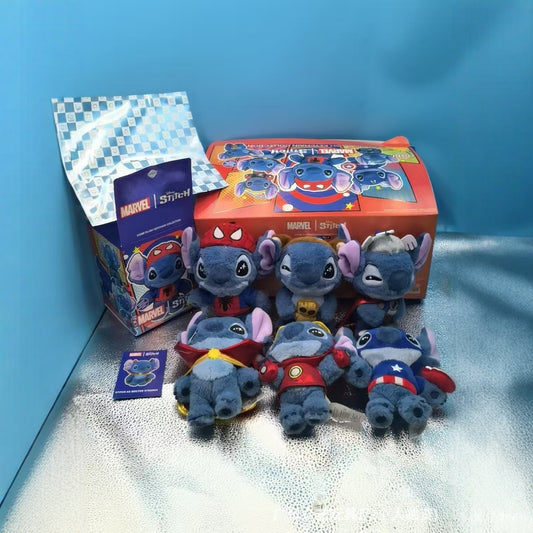 Marvel x Disney Stitch Cosbi Plush Keychain Collection