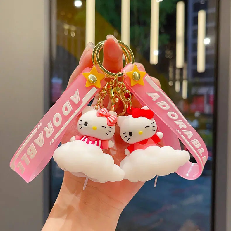 Whether unlocking doors in the dark or simply showing off your love for Hello Kitty, this keychain is the perfect companion.