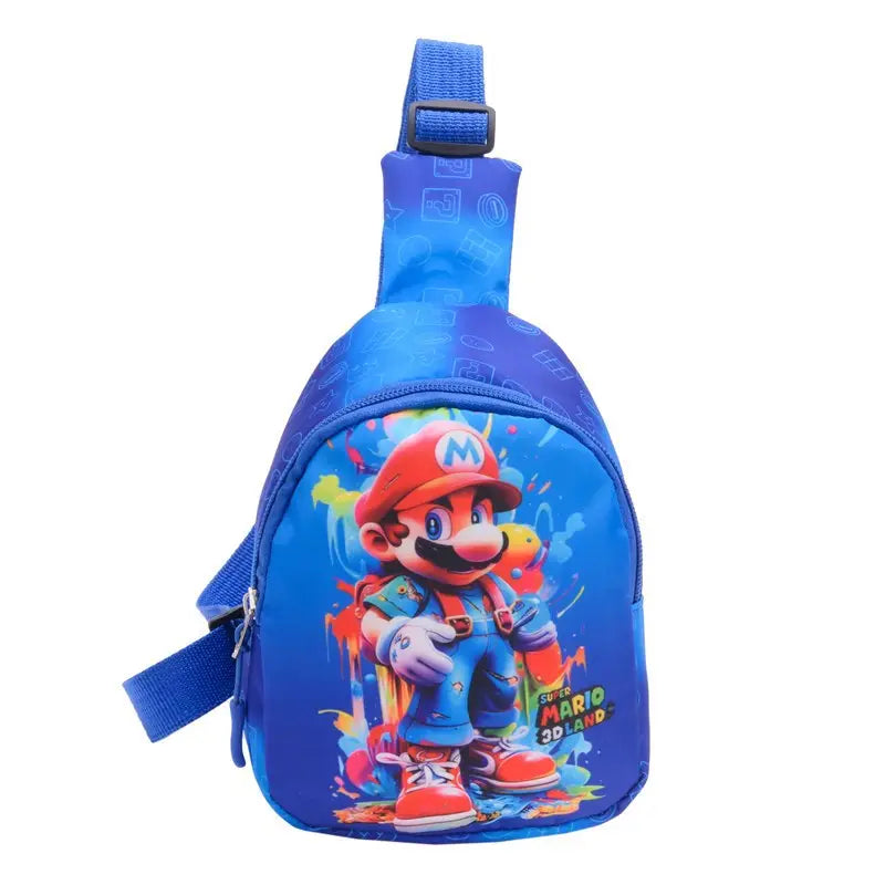 Level Up Your Kid's Style with the Super Mario Crossbody Bag!