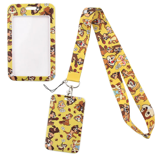 Dineys Chip Dale Squirrels Lanyard