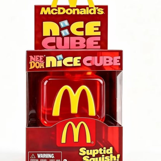 McDonald's Nice Ice Cube Super Solid Squish Toy