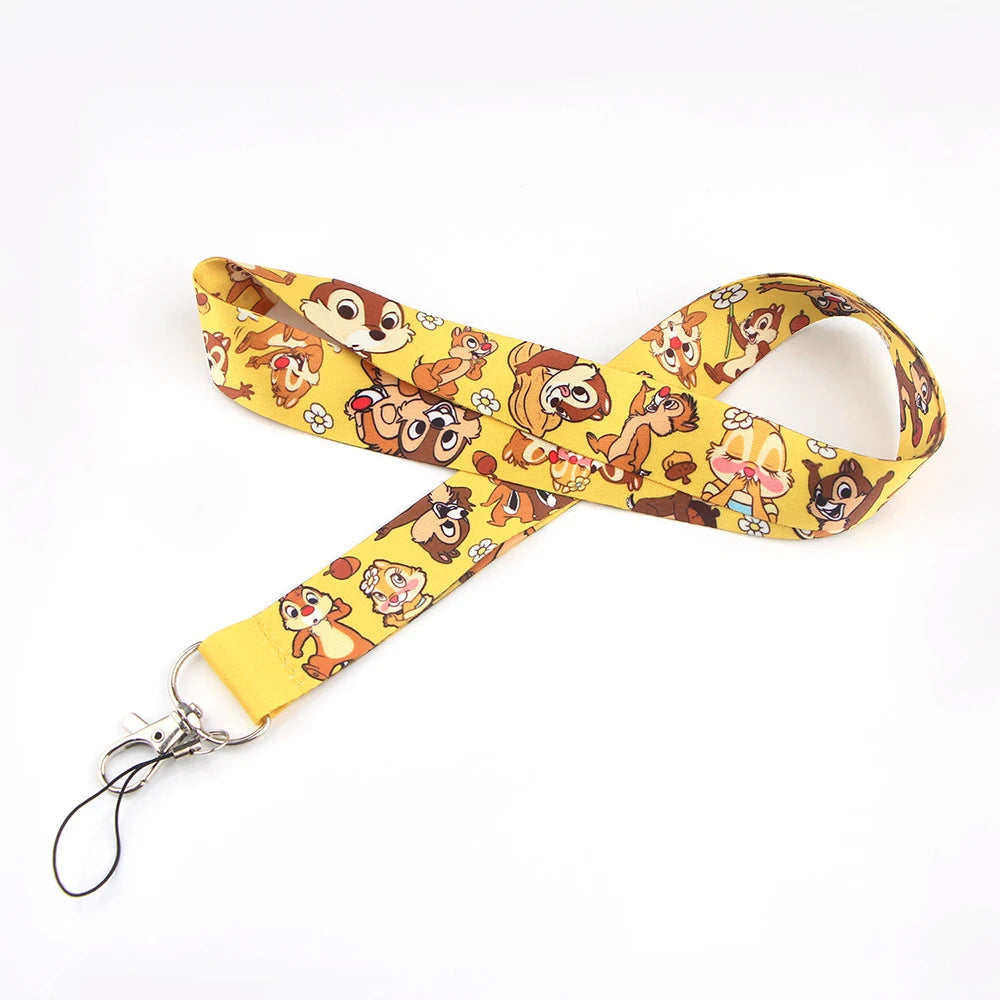 Dineys Chip Dale Squirrels Lanyard