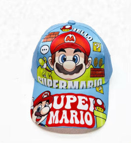 🍄 Super Mario Adventure Cap – Light Blue Edition
