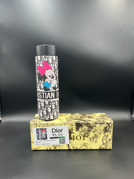 🖤 Christian Dior x Disney Designer Water Bottle – Limited Edition