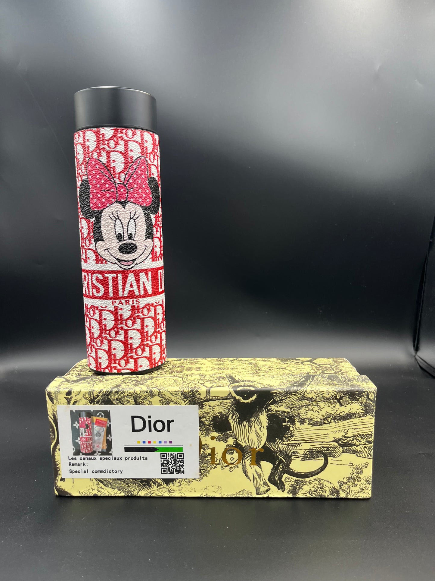 ❤️ Christian Dior x Minnie Mouse Designer Bottle – Red Edition