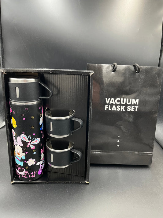 “MINNIE MOUSE  -Themed Vacuum Flask and Tumbler Set - 20 oz Stainless Steel”