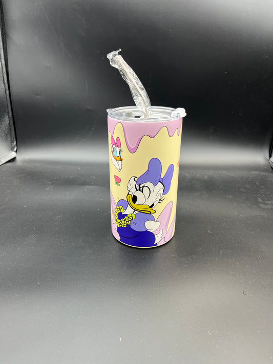 Stay Hydrated with the Disney  Dasiy Duck 20 oz Stainless Steel Tumbler