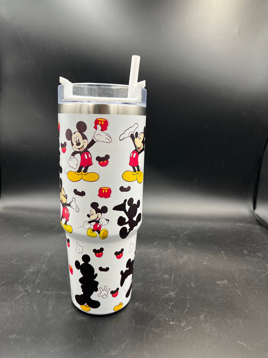 “Disney Mickey Mouse 30 oz Stainless Steel Tumbler - Classic Character Design”