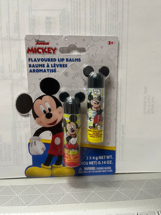 Disney MICKEY Mouse Flavored Lip Balm Duo – Fun and Functional!