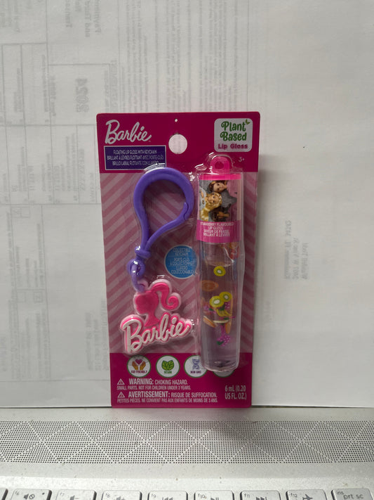 Barbie Plant-Based Lip Gloss with Keychain – Fun, Eco-Friendly, and Stylish!