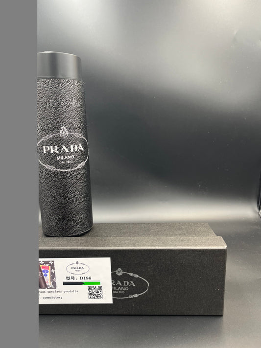 Prada Milano Luxury 20 oz tumbler w digital read out.