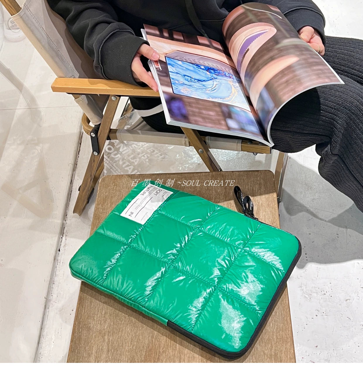 The Baimo Cloud Bag is a soft, waterproof liner for tablets and notebook computers, compatible with brands like Apple, Huawei, Xiaomi, and Dell.
