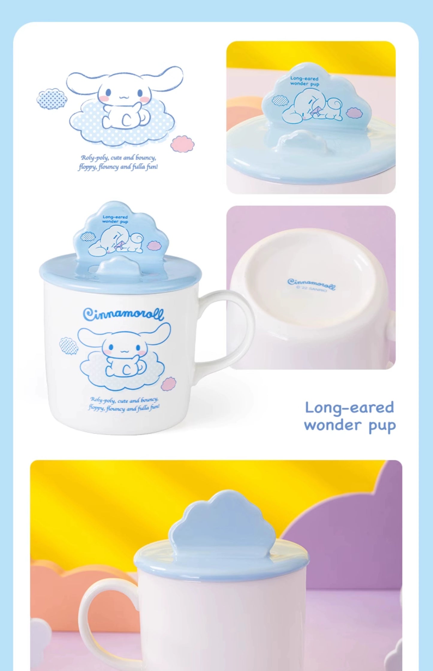 Hello kitty Japanese Style Creative Mug with Lid