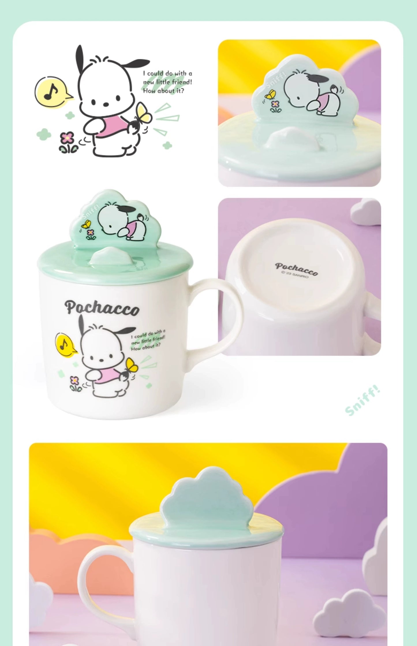 Hello kitty Japanese Style Creative Mug with Lid