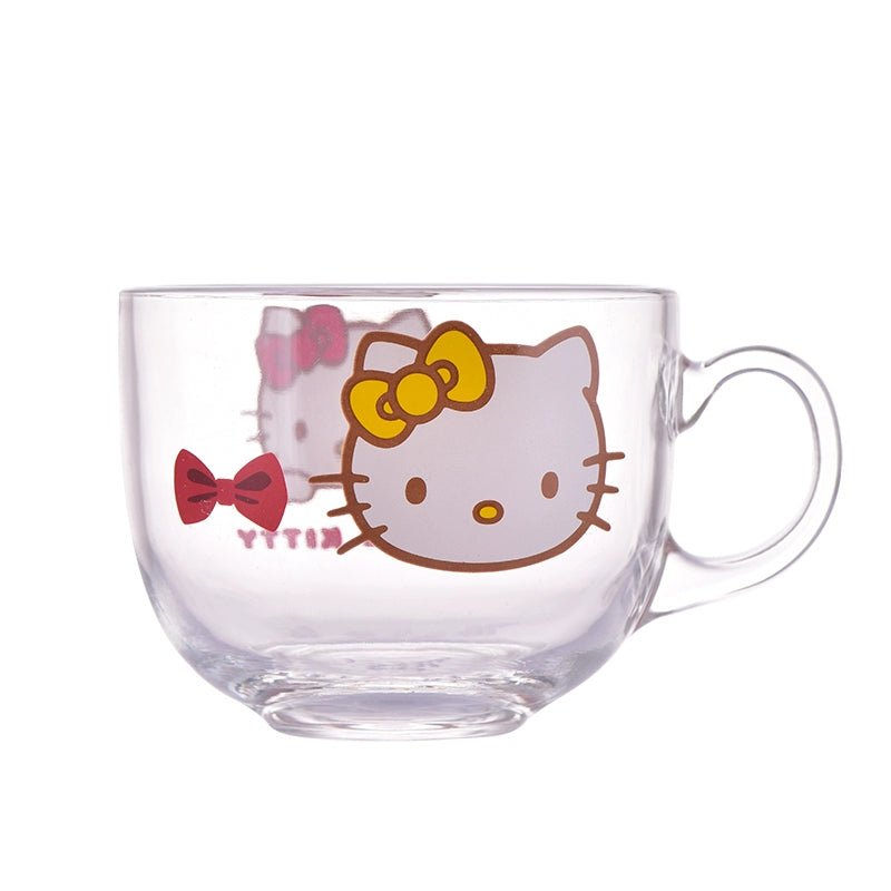 K-style  Hello Kitty Creative  Glass CupTea Cup