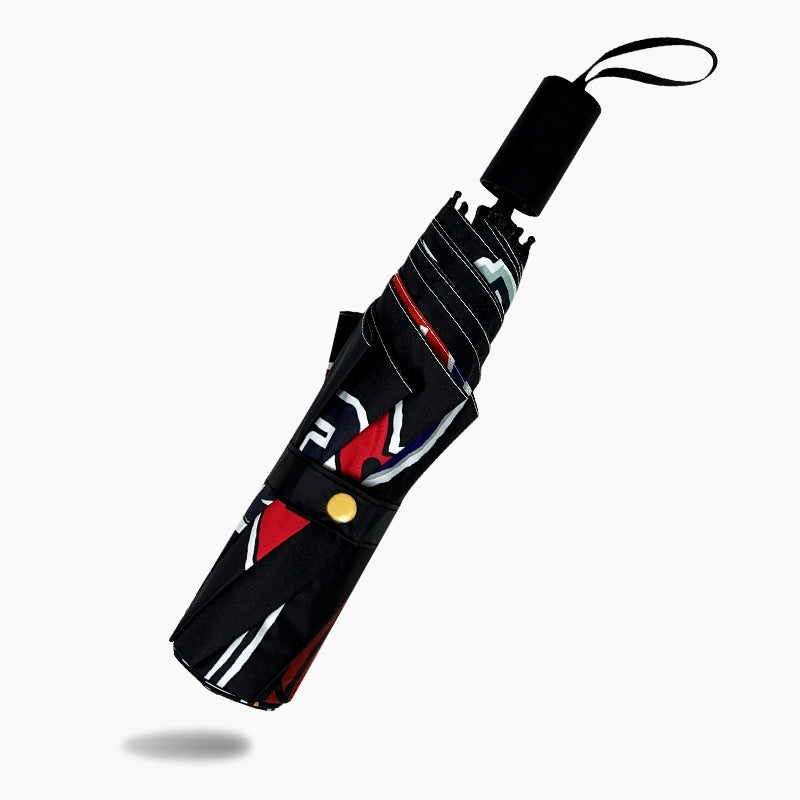 Umbrella Automatic Boys Rain Dual-Use Female Foldable Sun Umbrella Sun Protection UV Protection Student NBA