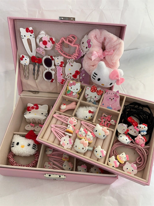 Hello Kitty   Box W  Hair Accessories