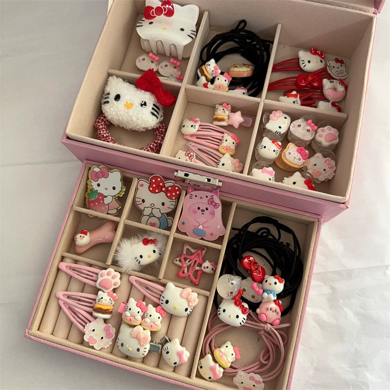 Hello Kitty   Box W  Hair Accessories