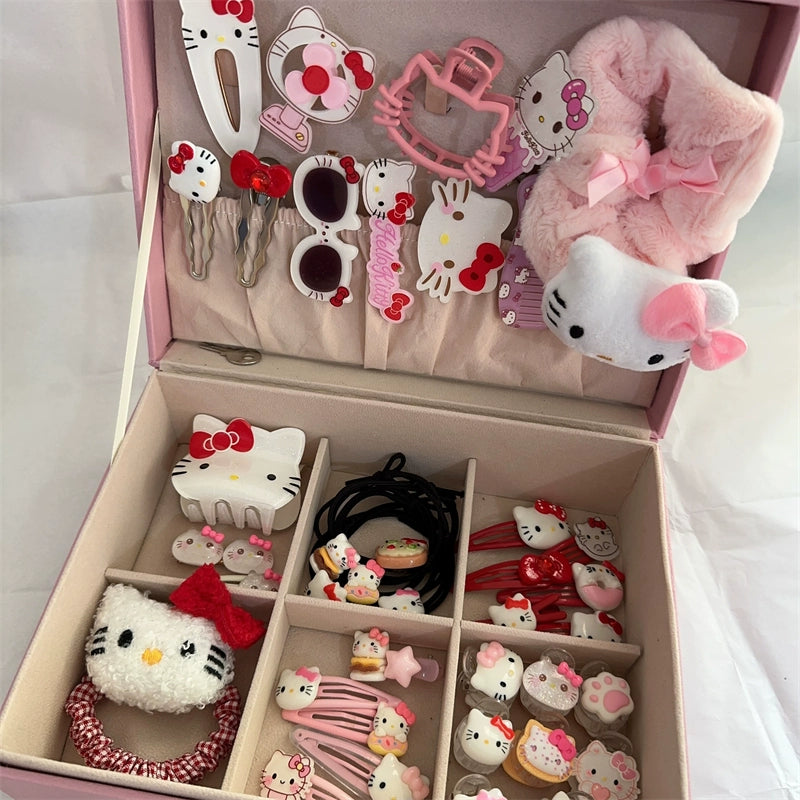Hello Kitty   Box W  Hair Accessories