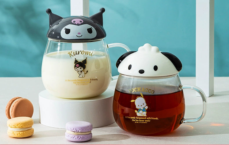 Hello kitty Glass with Handlet Drinking Cup