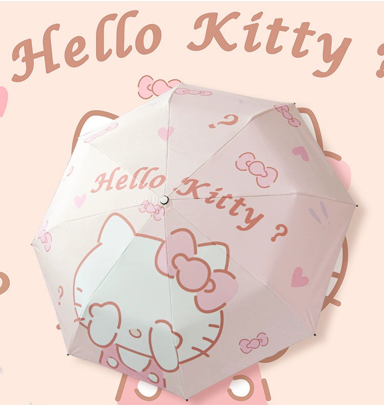 Hello Kitty Elementary School Student Sun-Proof Umbrella