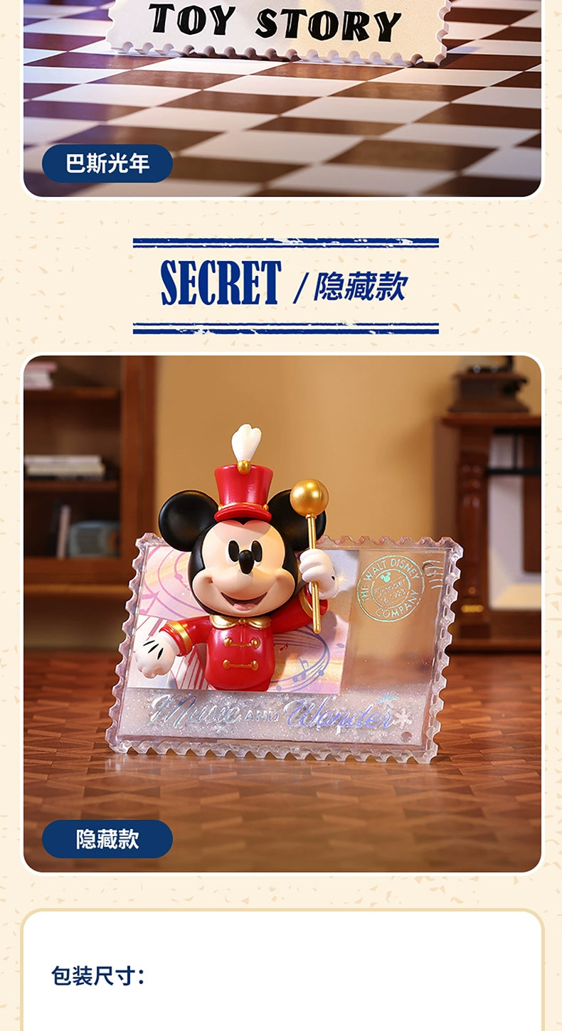 Disney 100 Th Anniversary Retro Stamp Blind Box  Refridgerator Magnets