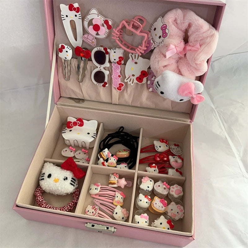 Hello Kitty   Box W  Hair Accessories