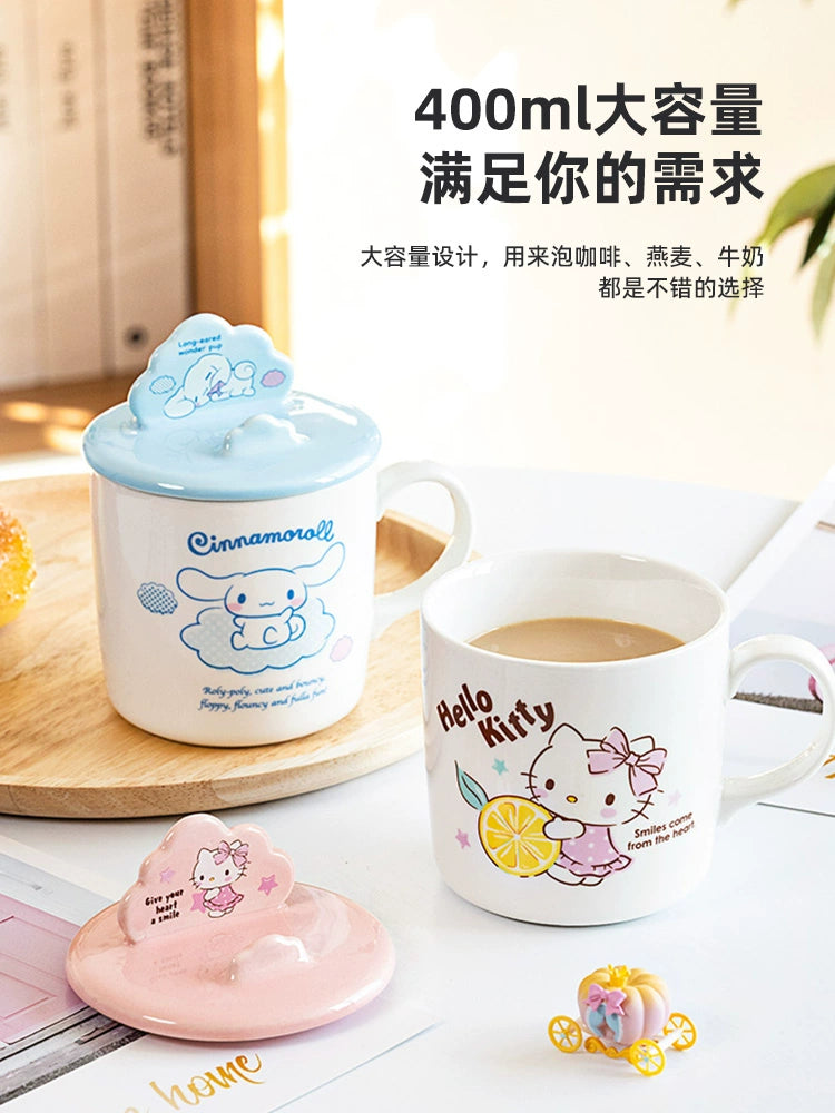 Hello kitty Japanese Style Creative Mug with Lid