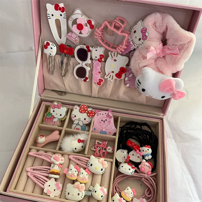 Hello Kitty   Box W  Hair Accessories