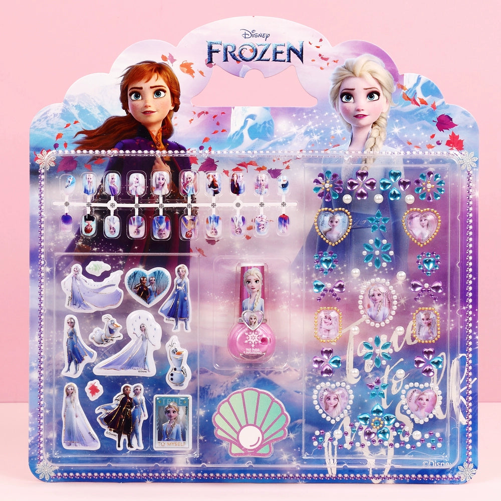 Ye Luoli Ice Princess Gem Girl Toy Nail Sticker
