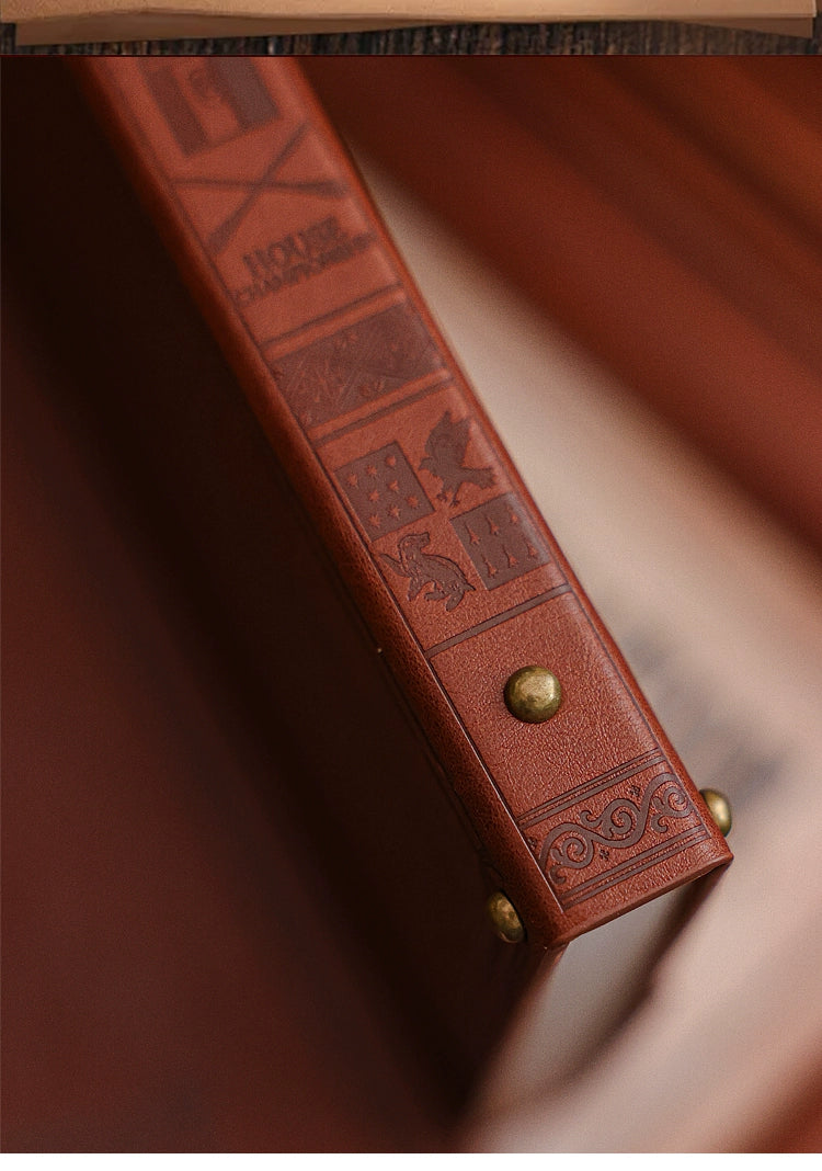 Harry Potter Hard Leather Hinge Thread-Mounted Diary