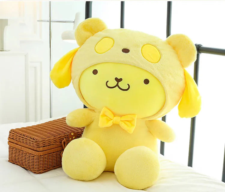 35/45cm Cute Cinnamoroll Toys Pudding Dog Plush Doll Gives Friend and Child Birthday Gift Pillow for Kids