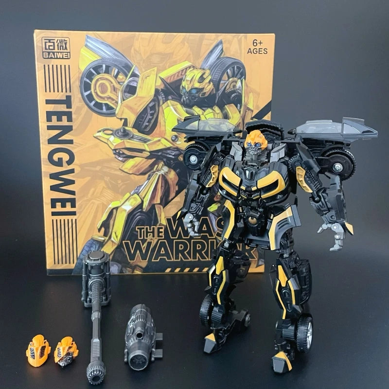 IN STOCK NEW BAIWEI 18CM Cool Transformation Toys Movie Action Figure Anime Robot Car Model KO SS01 T7 TW-1031 Kids Boy TW1032