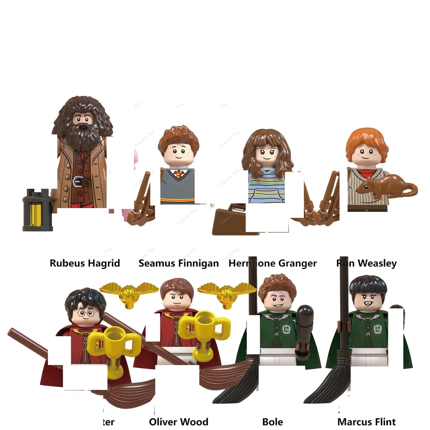 14pcs/set Harris HP Mini Man Figure WM6059