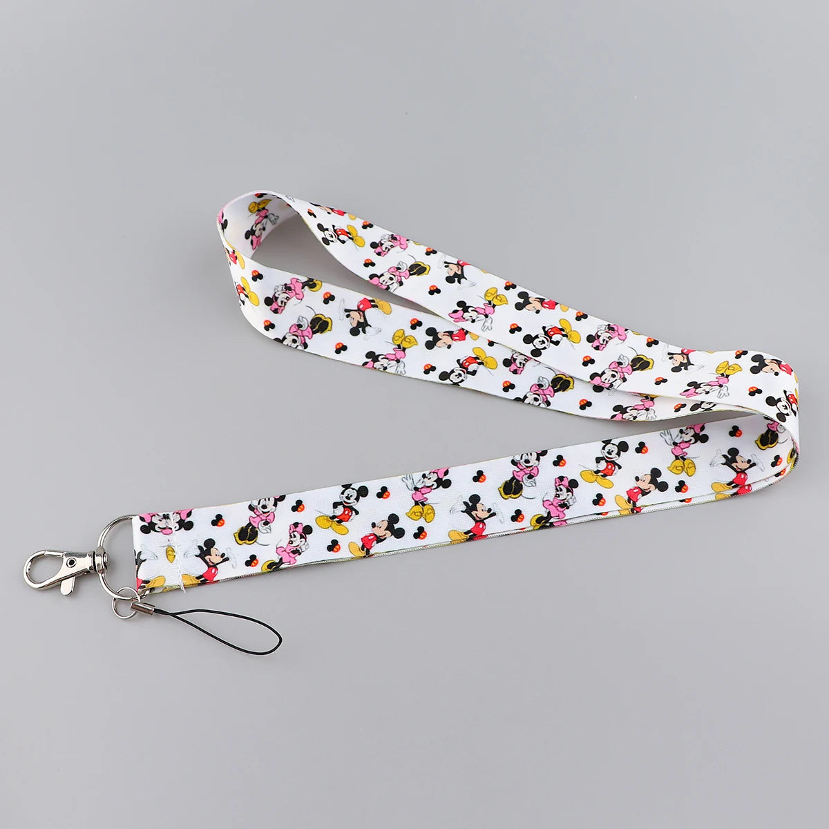 DISNEY Minnie Mouse Keychain Lanyard ID Badge Holder