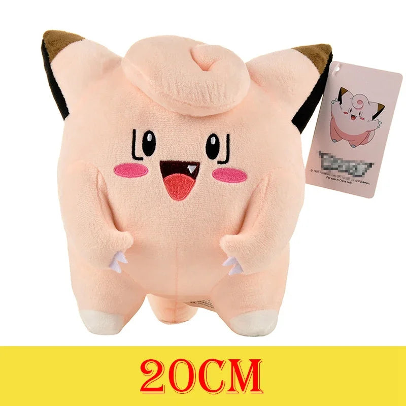 Pokemon Series Gengar Plush Dolls Cute Pikachu Peluche Charmander Squirtle Bulbasaur Eevee Snorlax Stuffed Toys Gifts For Kids